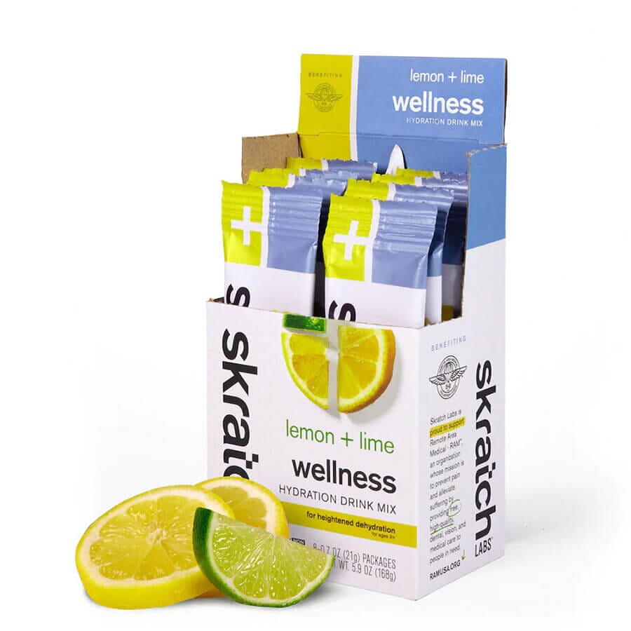 Skratch Wellness Hydration Mix Single Serve Lemon Lime Accessories Skratch Labs 