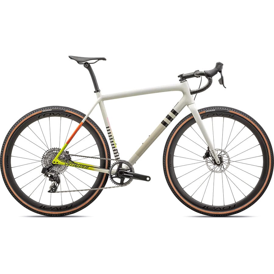 Specialized Crux Pro Bikes Specialized Gloss Dune White Birch Cactus Bloom Speckle 52 