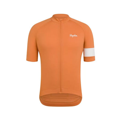 Rapha Core Lightweight Jersey Apparel Rapha Dusted Orange / White XL 