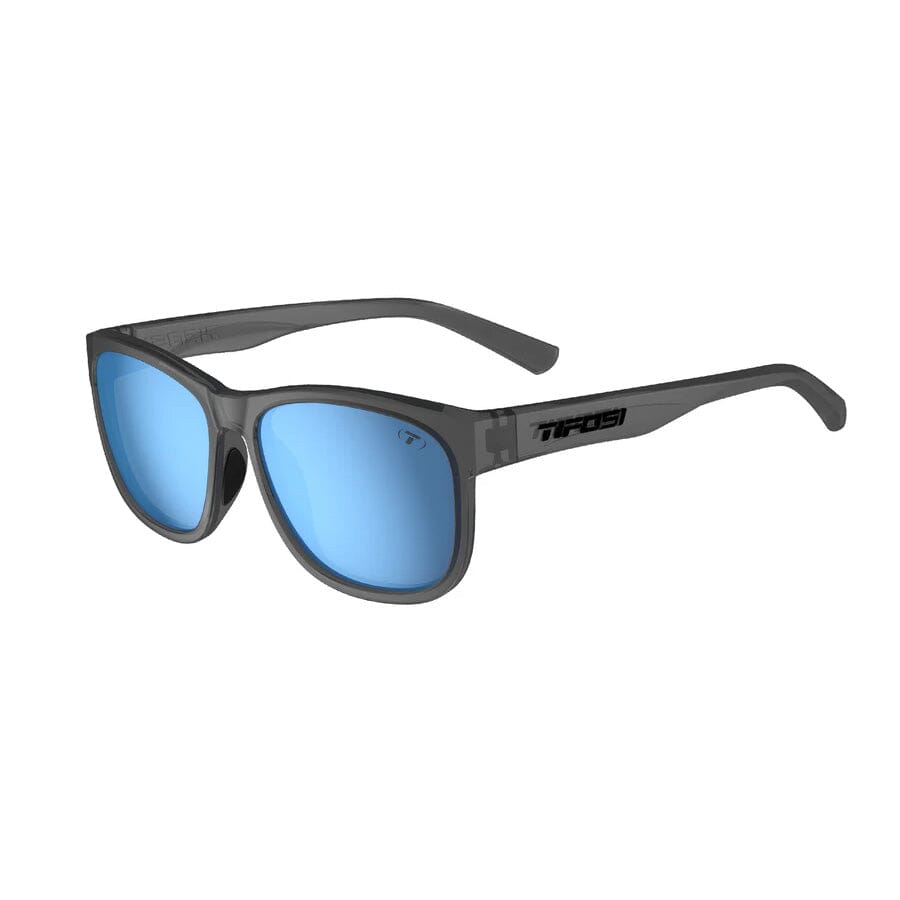 Lunettes TIFOSI Swank Satin Black Smoke Bright Blue Lunettes TIFOSI Swank Satin Black Smoke Bright Blue