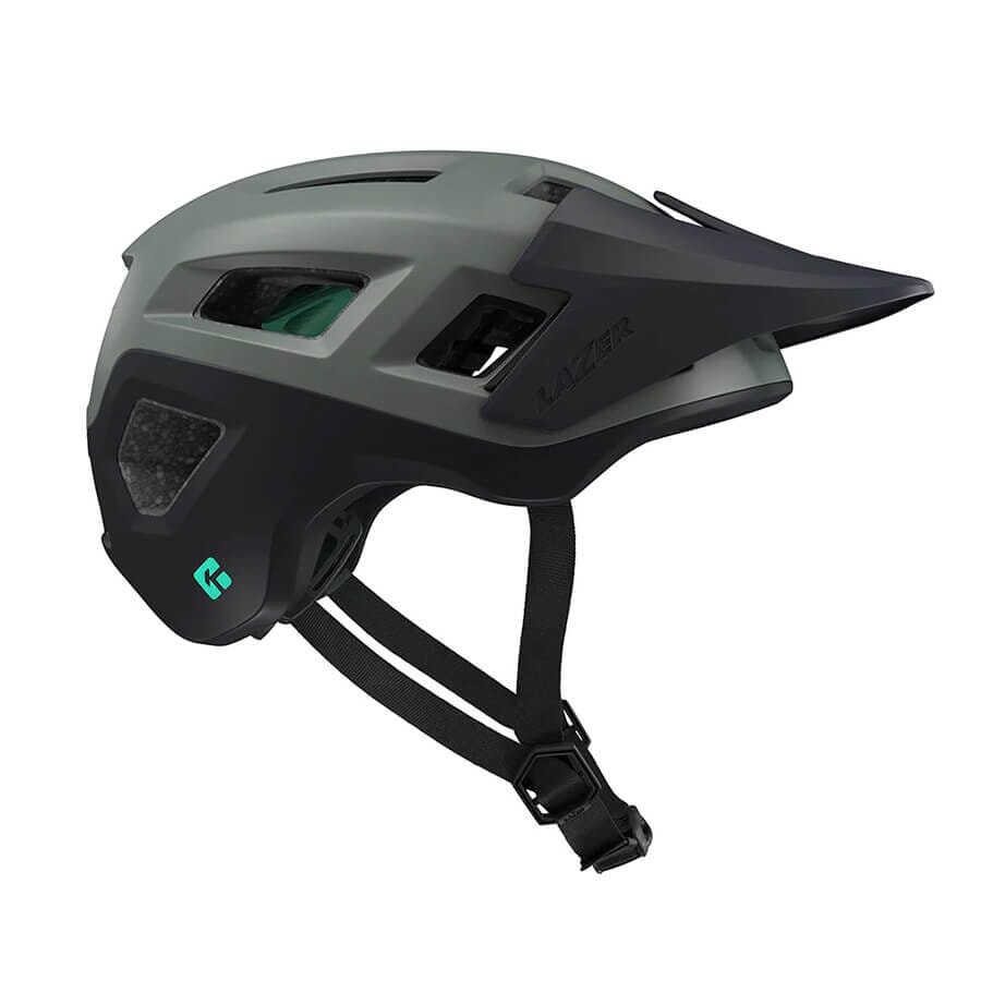 Lazer Coyote KinetiCore Helmet Apparel Lazer Matte Dark Green LG 