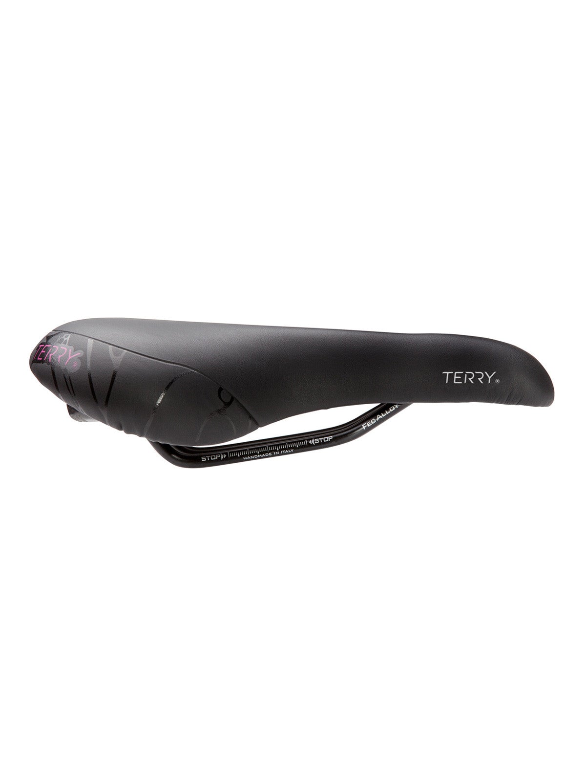 Terry Womens Butterfly Chromoly Gel Saddle Black Components Terry 
