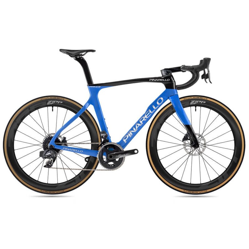 Pinarello Prince Disc Force AXS w/Zipp 303 S wheels Bikes Pinarello 46 Blue/Black 