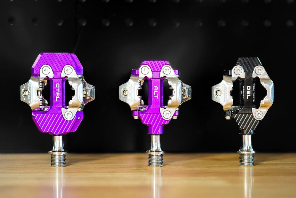 New Release: Wolf Tooth Launches CTRL, ALT, and DEL Clipless Pedals