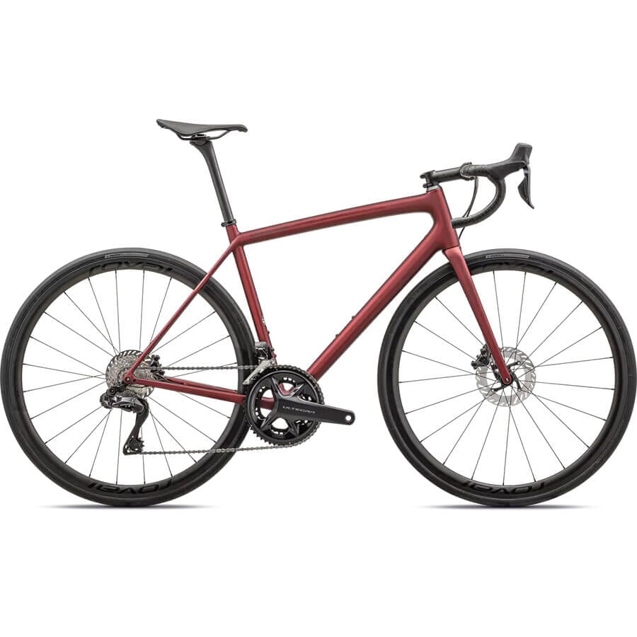 Specialized Aethos Pro - Shimano Ultegra Di2 Bikes Specialized SATIN RED SKY / RED ONYX 49 