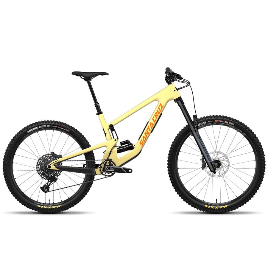 Santa Cruz Nomad 6 C R Kit Bikes Santa Cruz Bicycles Gloss Marigold Yellow S 