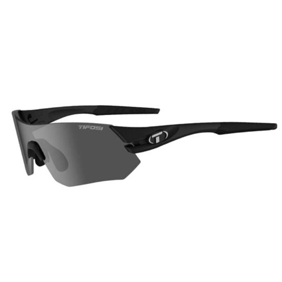 Tifosi Tsali Apparel Tifosi Optics Matte Black Interchangeable Sunglasses - Smoke/AC Red/Clear 