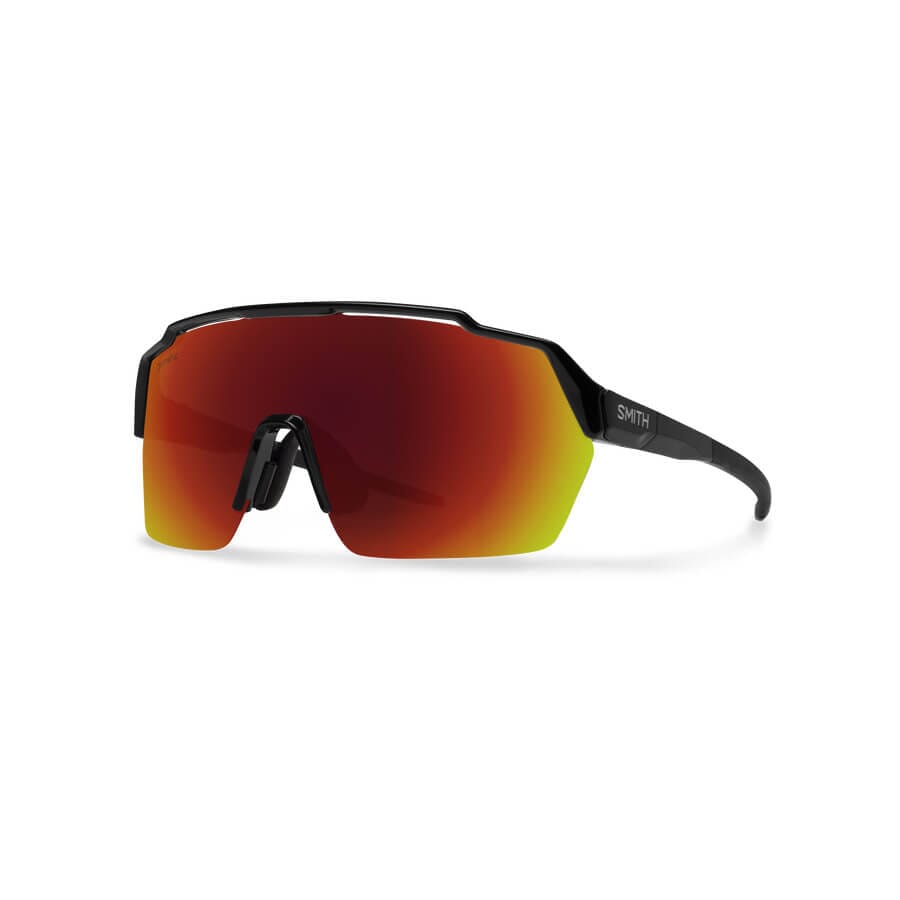 Smith Shift Split MAG Sunglasses Apparel Smith Optics Black - ChromaPop Red Mirror 
