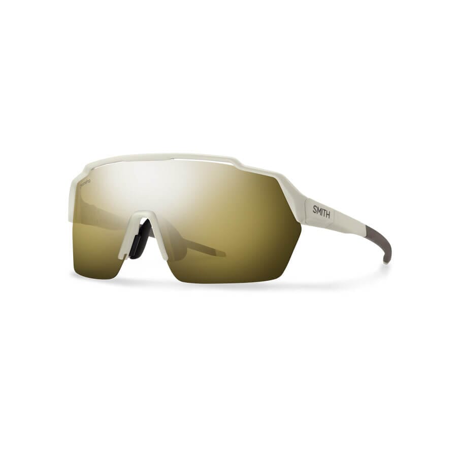 Smith Shift Split MAG Sunglasses Apparel Smith Optics Matte Bone - ChromaPop Black Gold Mirror 
