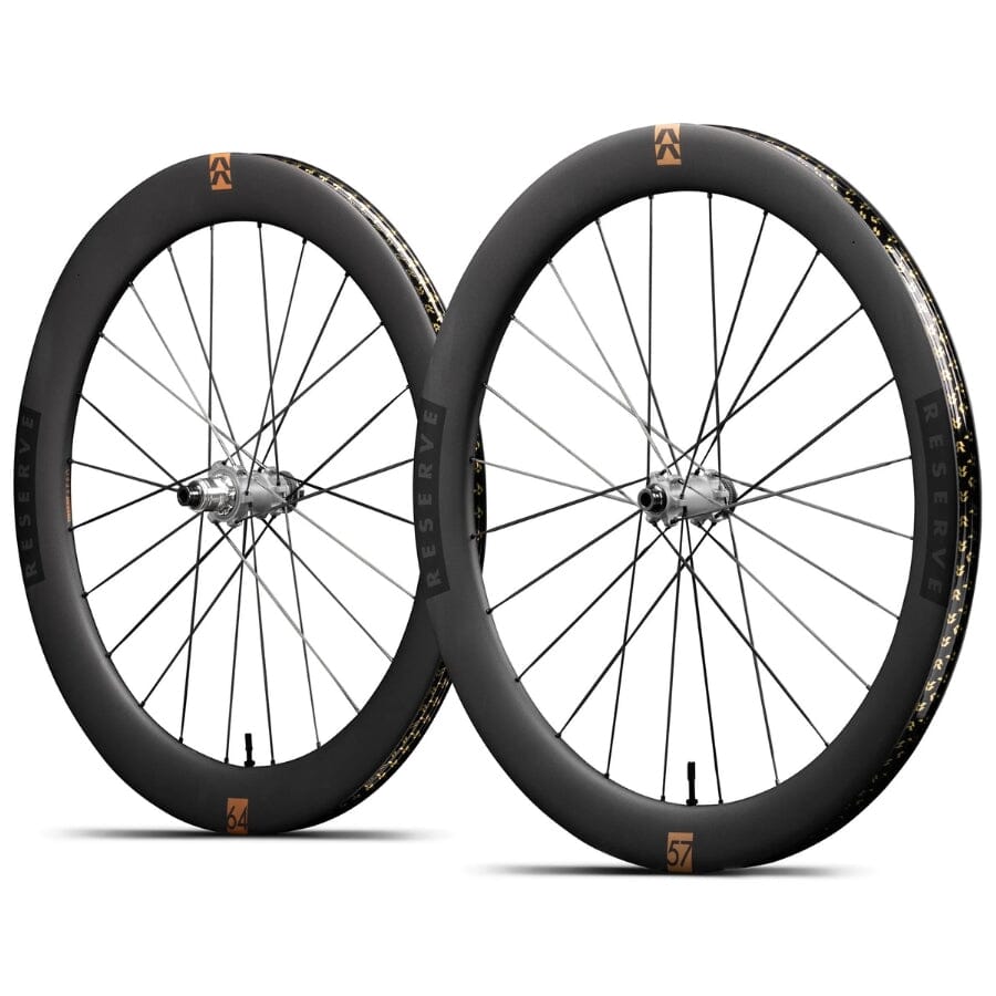 Reserve 57|64 SL Turbulent Aero Wheelset COMPONENTS Reserve Wheels Tune Carbon Spoke XDR & HG Centerlock / 700c