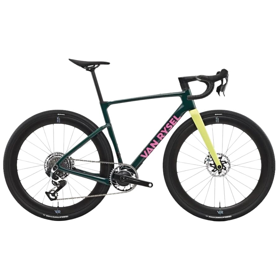 Van Rysel RCR-G RED AXS BIKES Van Rysel Pine Green Yellow XS 
