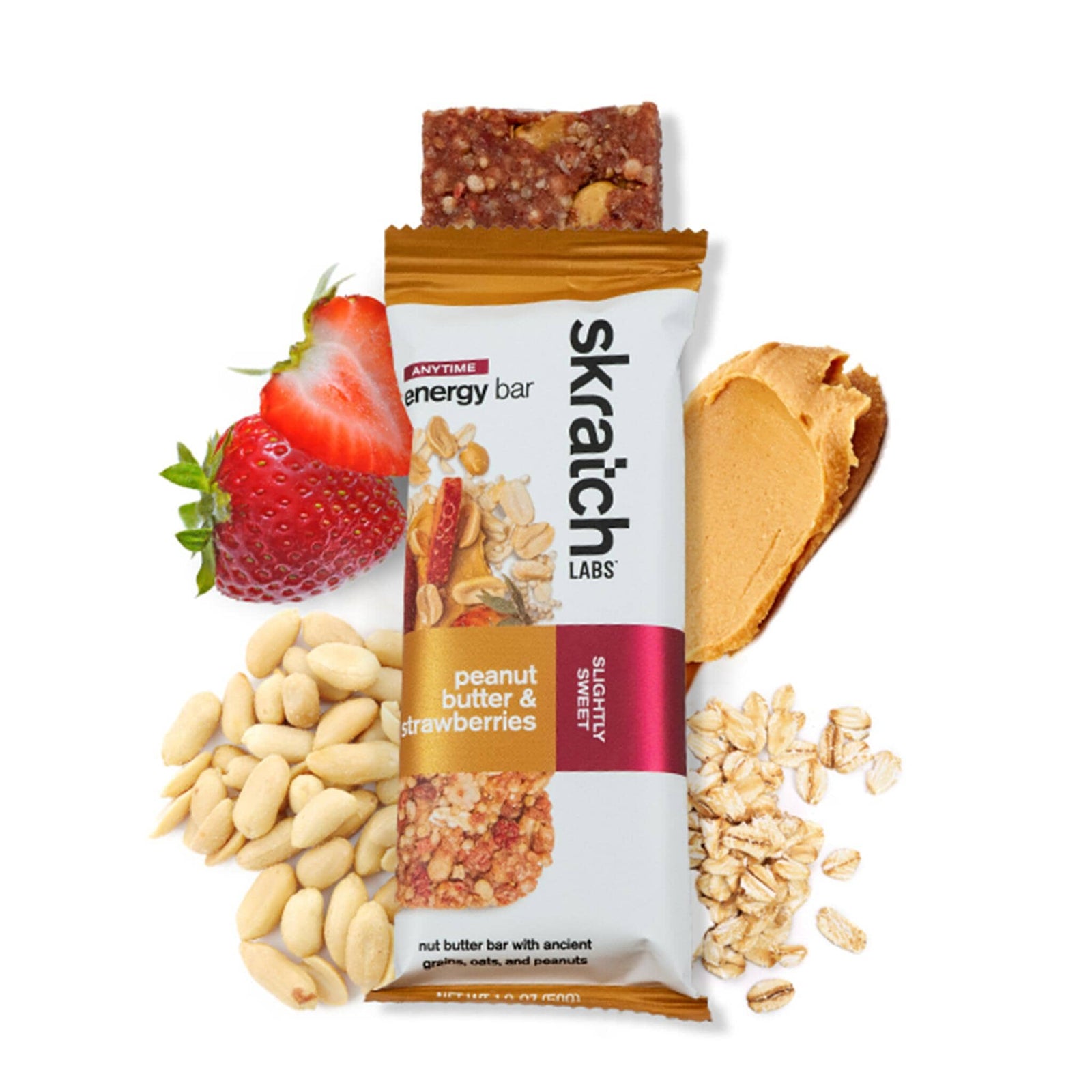 Skratch Labs Anytime Energy Bar Accessories Skratch Labs Peanut Butter & Strawberries Single Serving 
