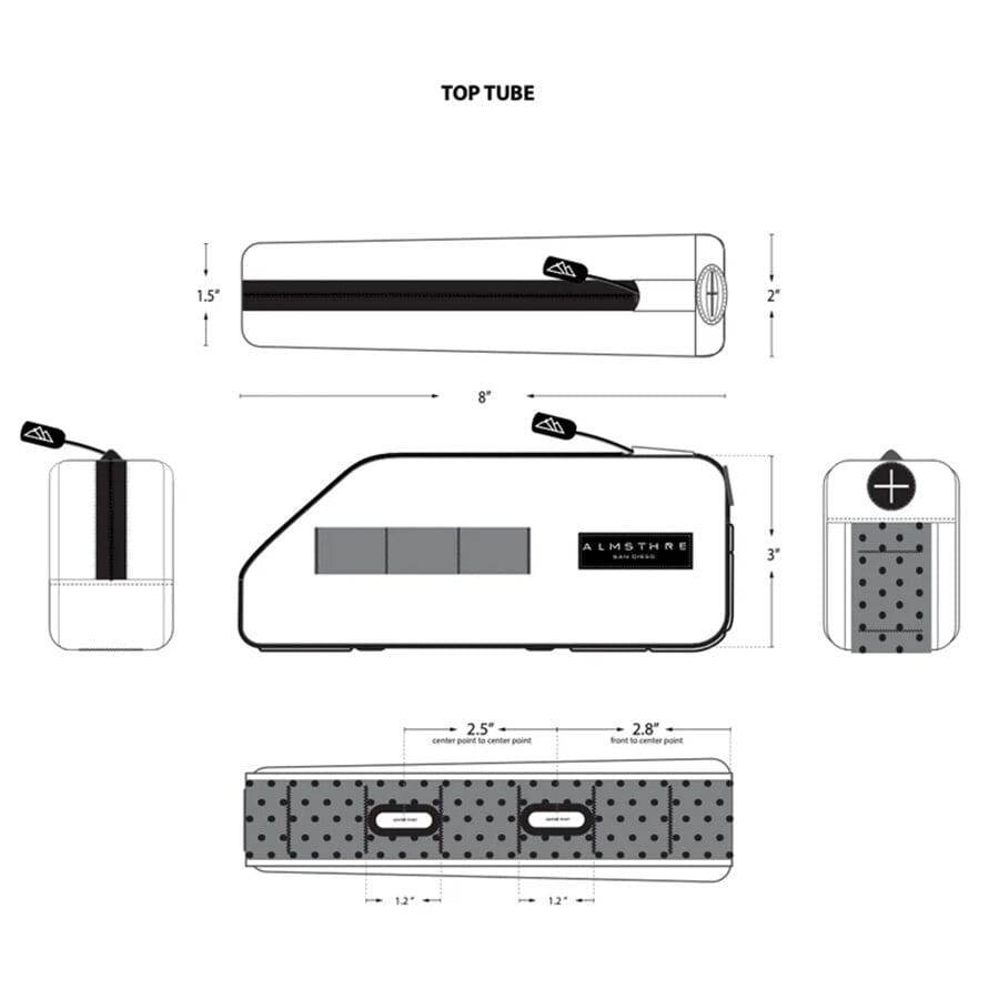 Almsthre Top Tube Bag ACCESSORIES Almsthre 