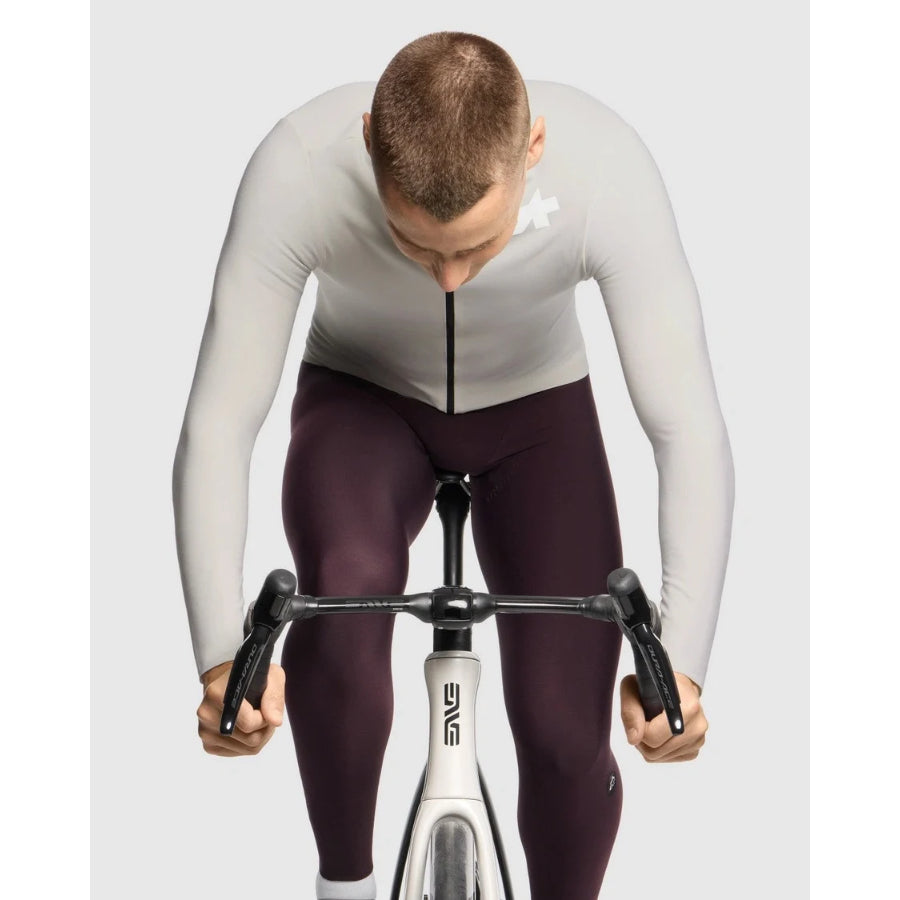 The Assos MILLE GT Men's Spring Fall Jersey S11 On Bike Front