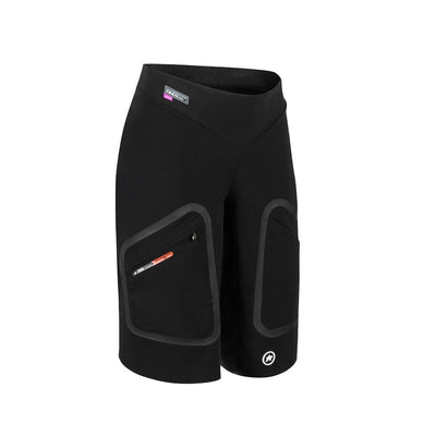 Assos Womens Trail Cargo Shorts SAMPLE Black M APPAREL Assos 