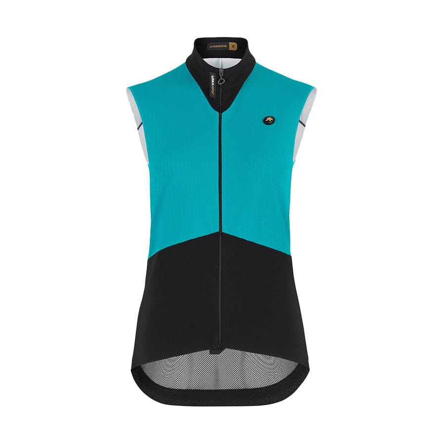 Assos Womens UMA GTV 2/3 Vest C2 SAMPLE APPAREL Assos Turquoise Green M 