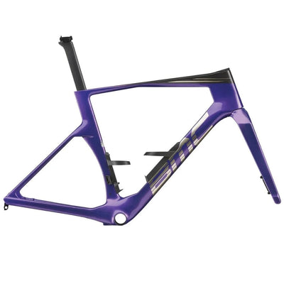 The BMC Teammachine R 01 Frameset in Metallic Blue Purple / Carbon