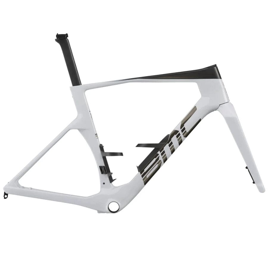 The BMC Teammachine R 01 Frameset in Off-White / Carbon
