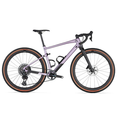 Available at Contender Bicycles. BMC URS 01 LT ONE Pearl Purple Black Side View