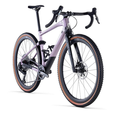 Available at Contender Bicycles. BMC URS 01 LT ONE Pearl Purple Black Top View