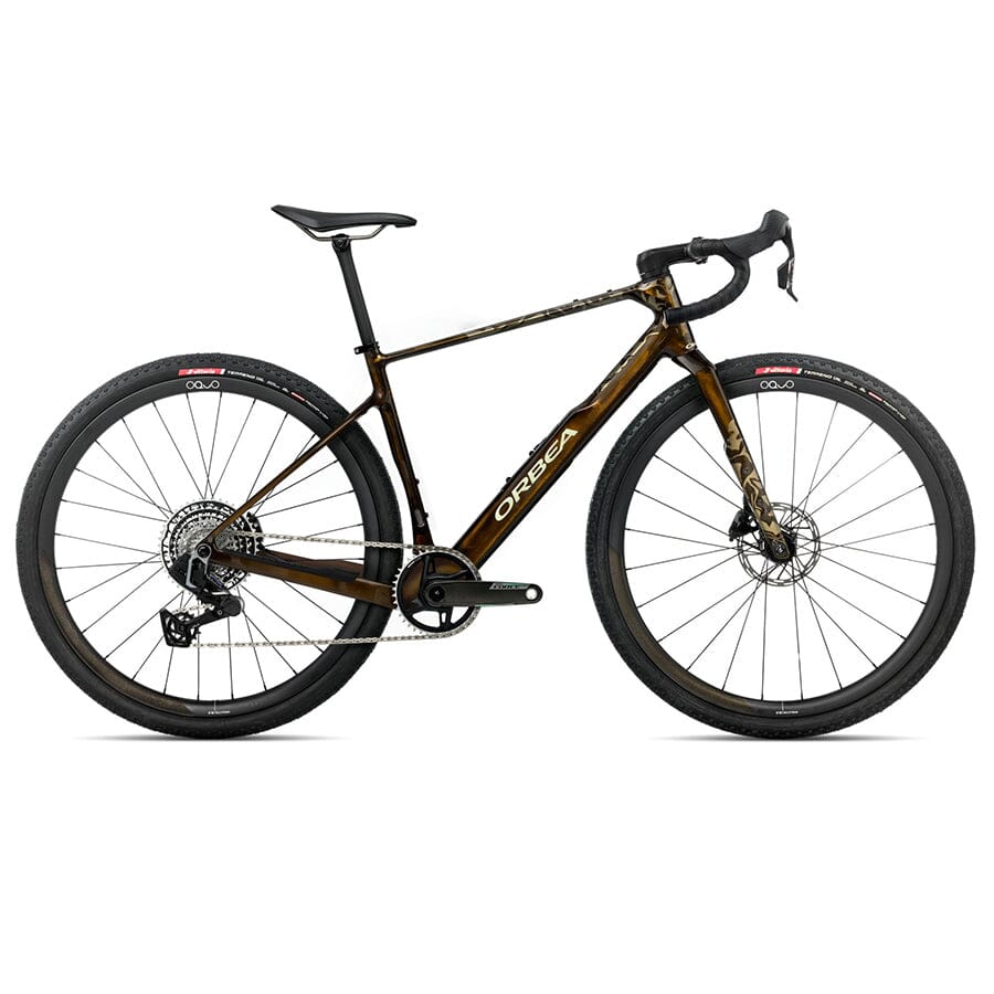 Orbea Terra M21eTeam 1X BIKES Orbea Bikes Caramel Carbon View (Gloss) XS