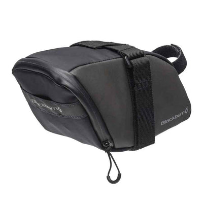 The Blackburn Grid Large Seat Bag Full Rear Angled View