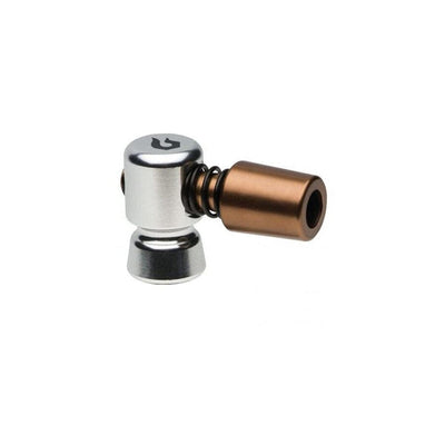 The Blackburn Wayside CO2 Thread On Inflator shown in detail, available at Contender Bicycles
