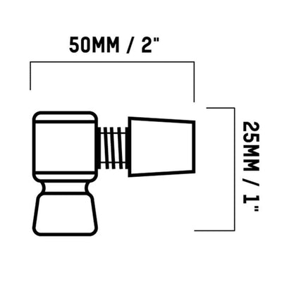 Blackburn WAYSIDE CO2 THREAD ON INFLATOR Accessories Blackburn 
