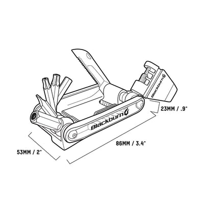 Blackburn Wayside Multi Tool Accessories Blackburn 