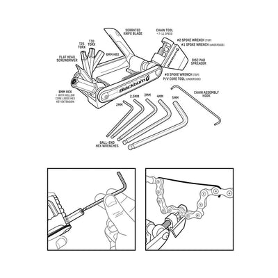 Blackburn Wayside Multi Tool Accessories Blackburn 