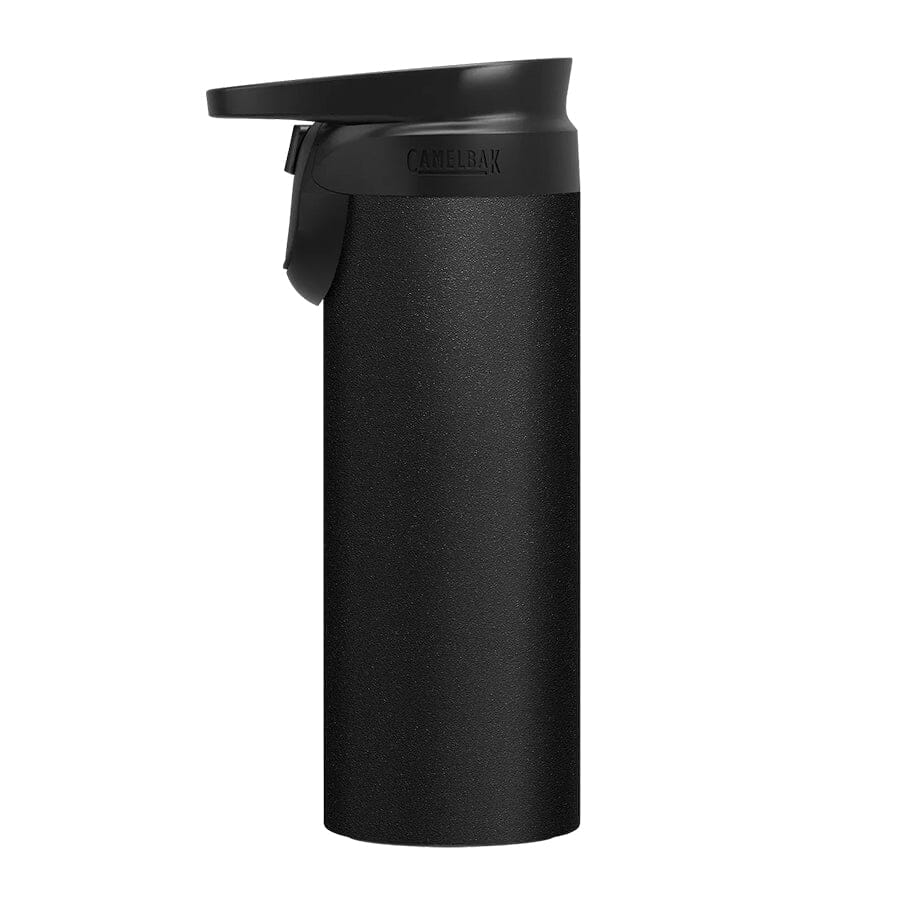 Available at Contender Bicycles. CamelBak Forge Flow 20oz Stainless Steel Vacuum Insulated Side View