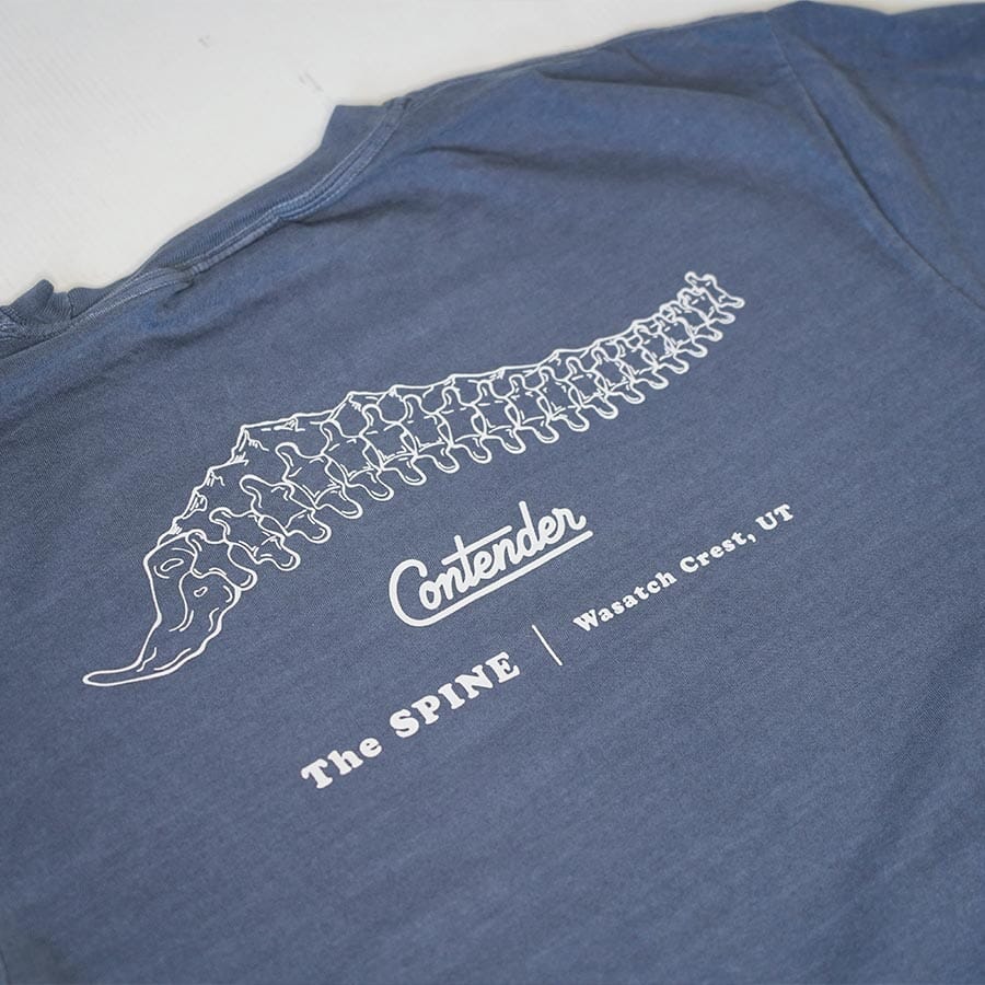 Contender Trail Series Heavyweight T-Shirt - The SPINE | Contender Bicycles