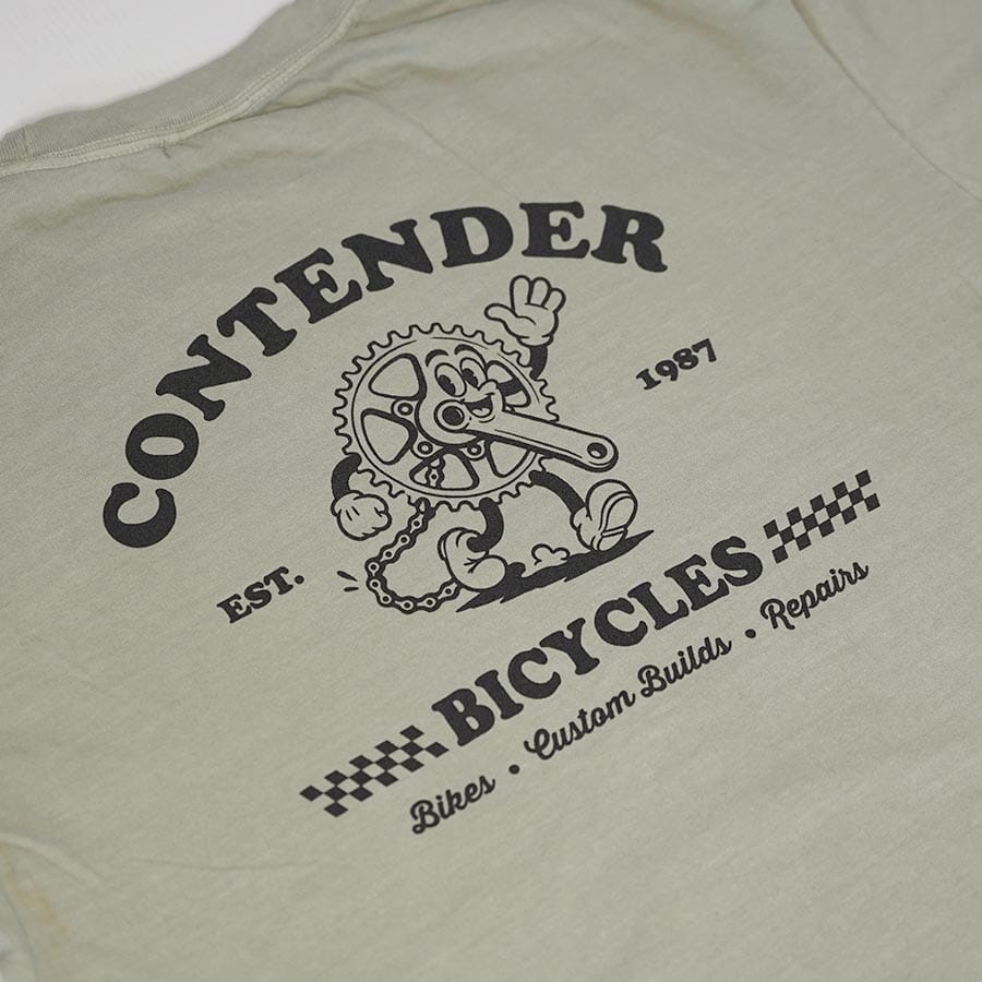 Contender Crankset Heavyweight T-shirt Apparel Wasatch Native 