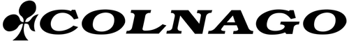 Colnago bikes logo with black bold letters that are capitalized