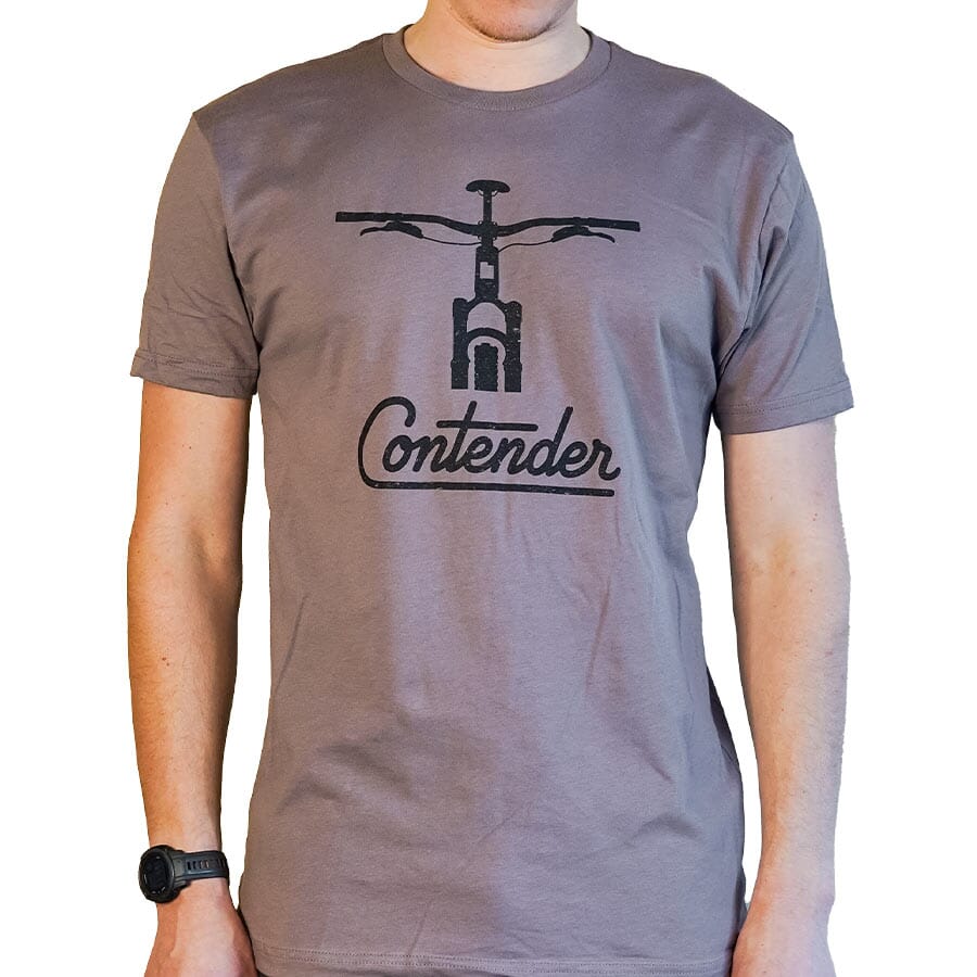 Contender Flat Bar T-Shirt Shiitake / Black | Contender Bicycles