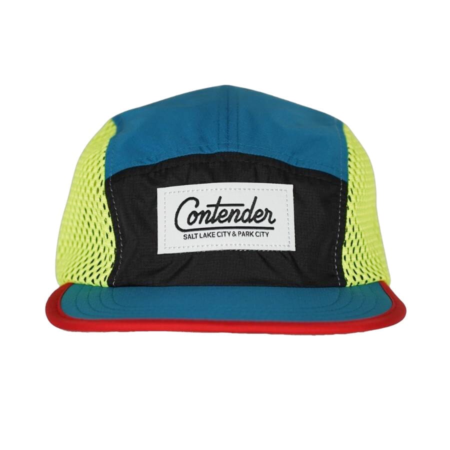 Contender Lightweight Five Panel Ventilated Hat Front View