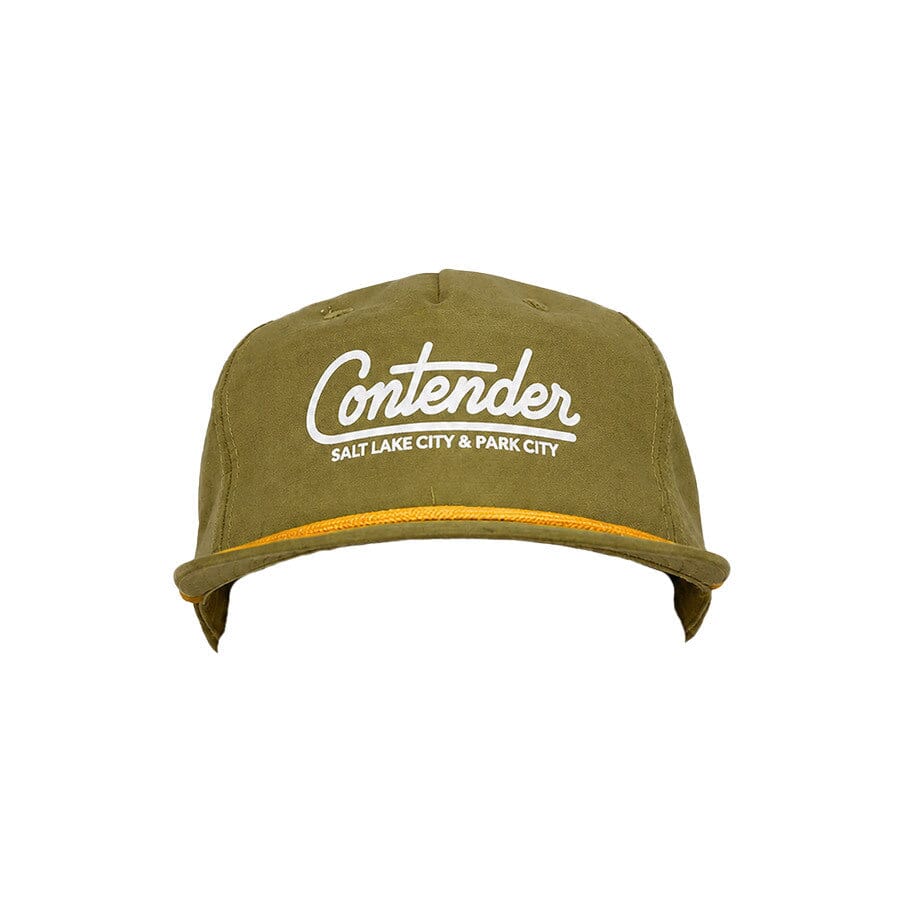 Contender Rope V2 Hat Apparel Contender Bicycles Loden / Gold 