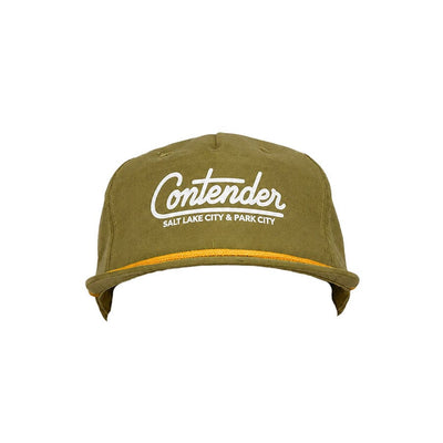 Contender Rope V2 Hat Apparel Contender Bicycles Loden / Gold 