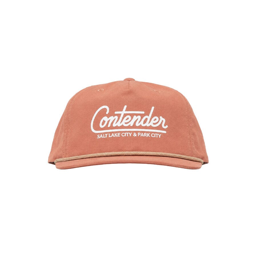 Contender Rope V2 Hat Apparel Contender Bicycles Salmon / Birch 