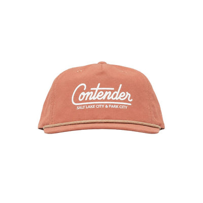Contender Rope V2 Hat Apparel Contender Bicycles Salmon / Birch 