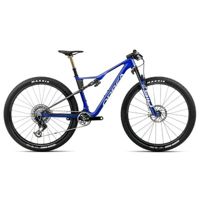 Orbea Oiz M-LTD BIKES Orbea Bikes Cobalt Blue (Gloss) - Carbon Raw (Matt) S Flight Attendant | RockShox SID Ultimate/SIDLuxe Ultimate | Powermeter