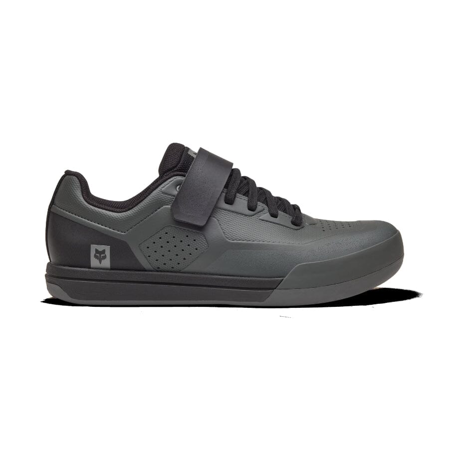 FOX Union Clipless Shoe Apparel Fox Apparel Dark Shadow Grey / Olive Verte 44.5 