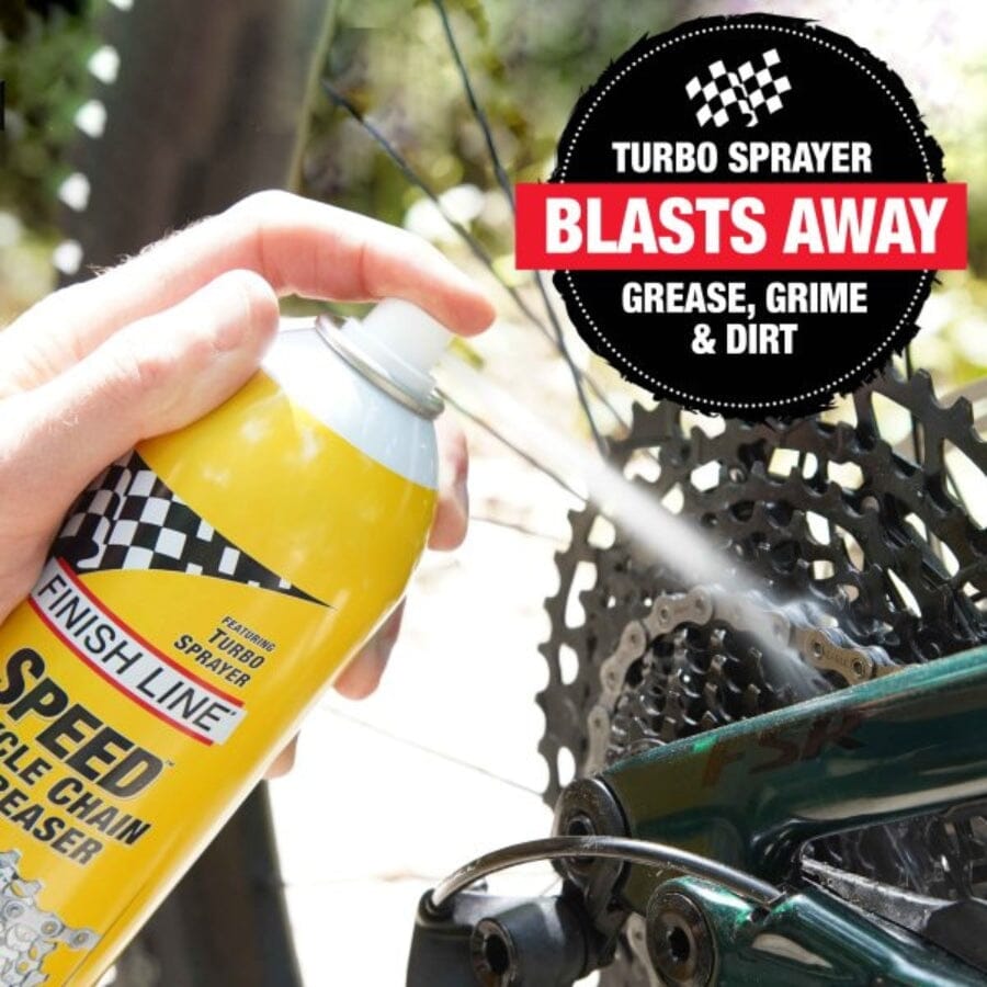 Finish Line Speed Bike Degreaser, 18oz Aerosol Accessories Finish Line 