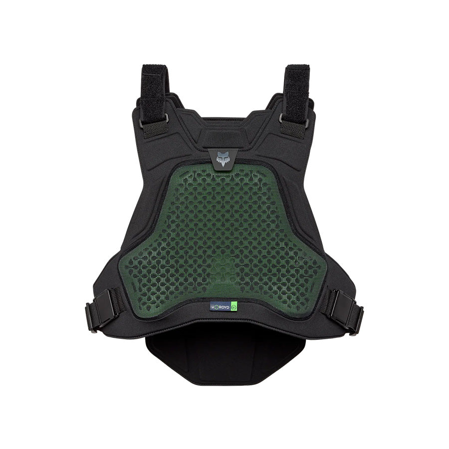 The Fox Youth Airframe Chest Guard in black - One Size