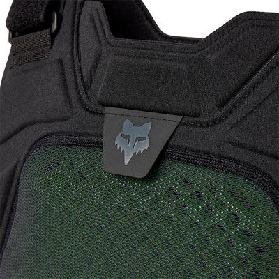 The Fox Youth Airframe Chest Guard in black - One Size