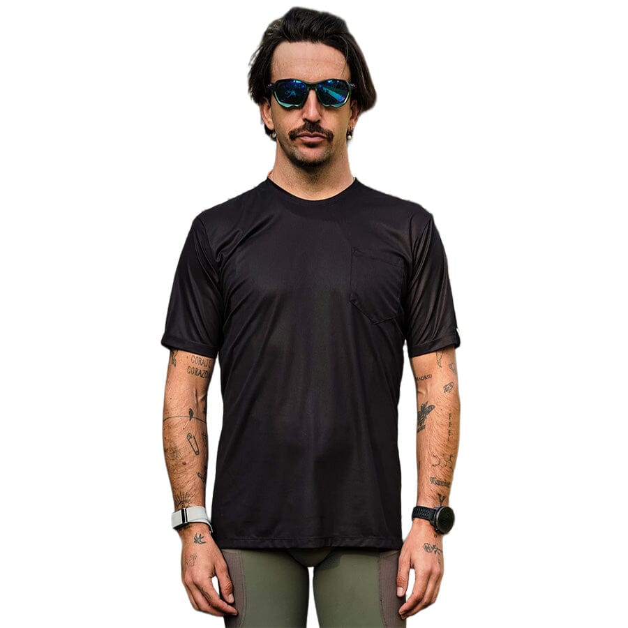 Giordana Beyond Gravel Cargo Tee APPAREL Giordana BLACK 2XS 