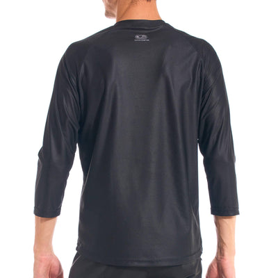 The Giordana Men's MTB 3/4 Sleeve Jersey Back View