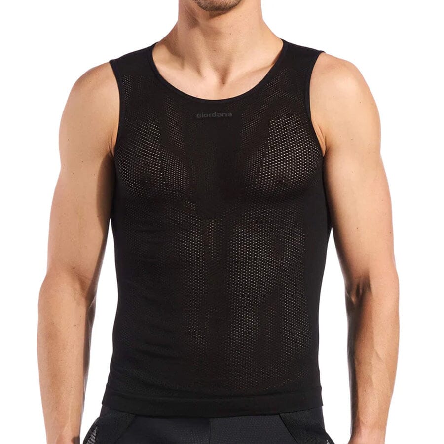 Giordana Ultralight Knitted Sleeveless Base Layer APPAREL Giordana Black XS/S