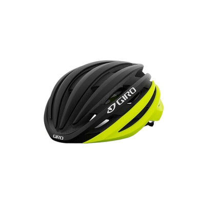 The Giro Cinder MIPS Helmet in Matte Black Fade Highlight Yellow