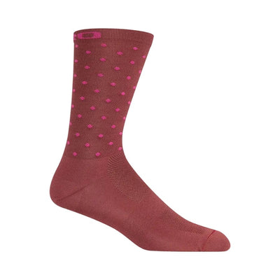 Giro Comp Racer High Rise Sock Apparel Giro Dark Cherry/Raspberry XL